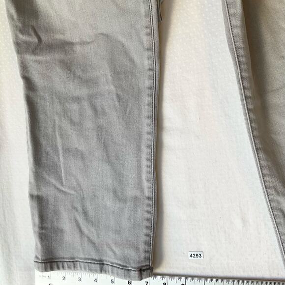 Liverpool Men Slim Jeans Size 36x30 Gray Mid Rise Modern Straight - Picture 6 of 11